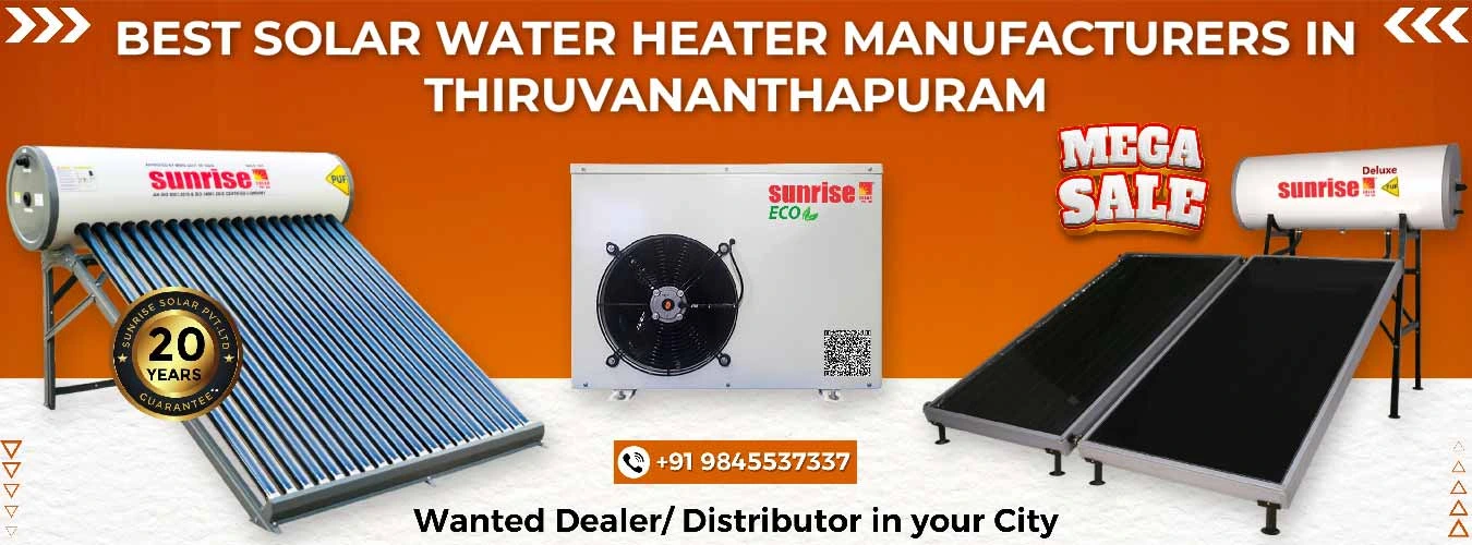 Best Solar Water Heater Manufacturers in Thiruvananthapuram
