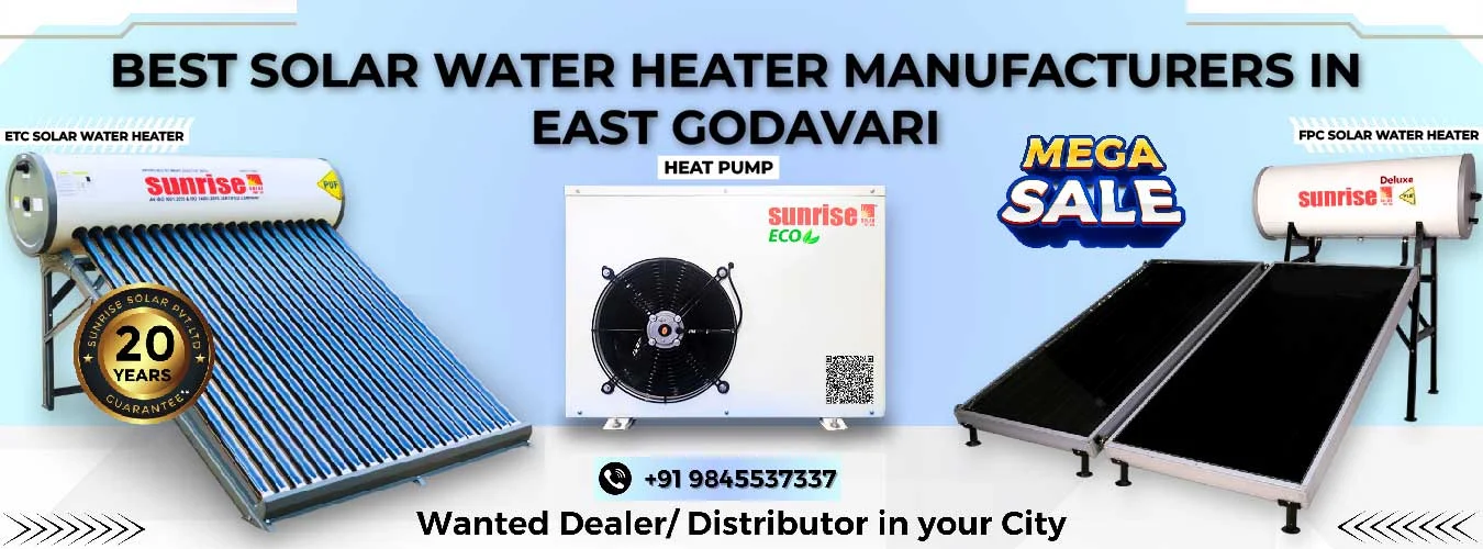 Best Solar Water Heater Manufacturers in East Godavari