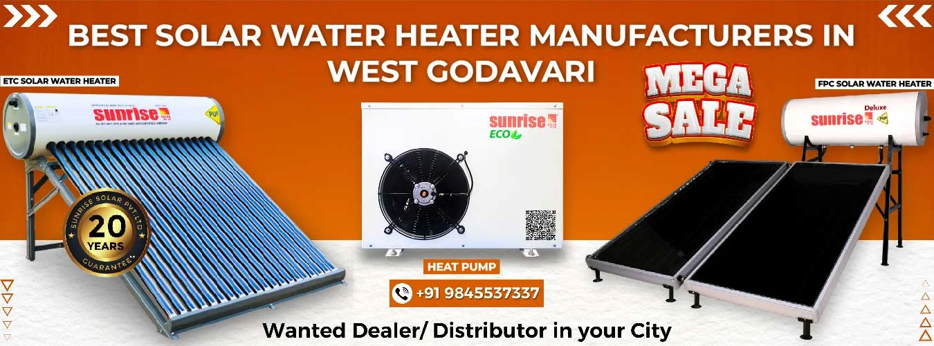 Best Solar Water Heater Manufacturers in West Godavari